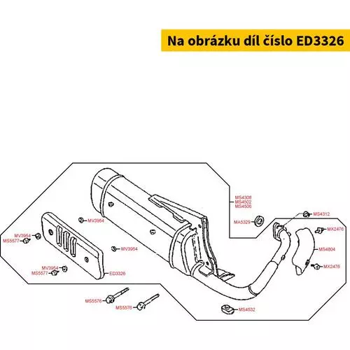 Auspuffblende ED3326