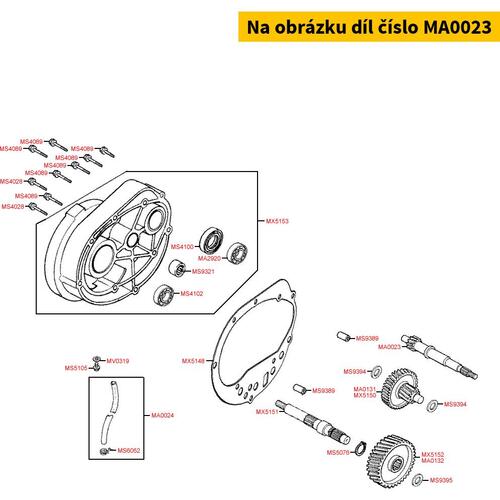 Getriebeeingangswelle 16Z MA0023