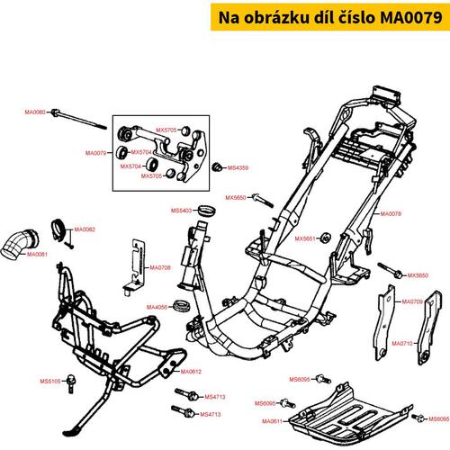 Motorhalter kpl. MA0079