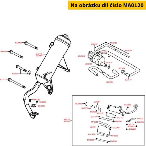 Schlauch Anschluss Sekundärfilter E2 MA0120