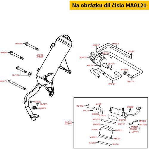 Schlauch f. Sekundärfilter E2 MA0121