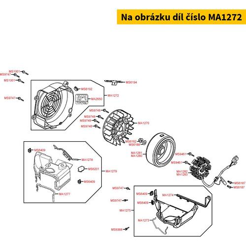 Abdeckung f. Lüfterrad MA1272