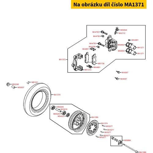 Bremskolben MA1371