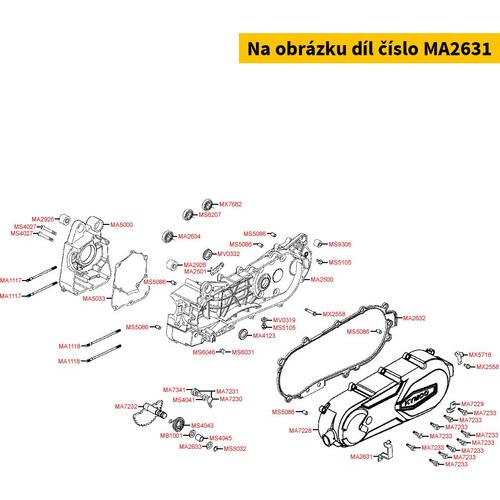 Halter f. Bremszug MA2631