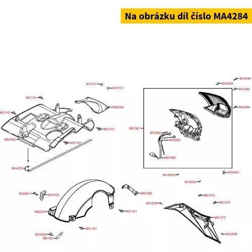 Schraube B05x012 KS/M/B12 = MS1057 MA4284