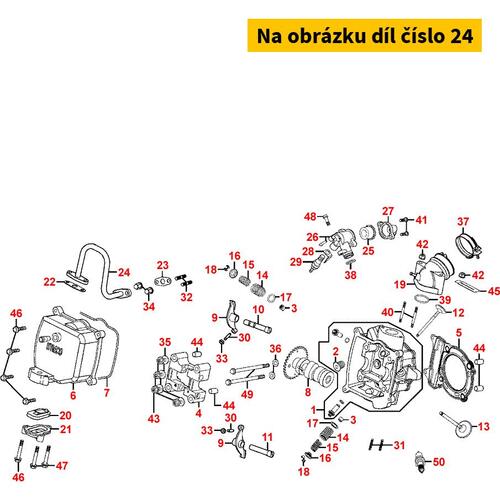 Rohr f. Sekundärluft-Membrane E2 MA4519