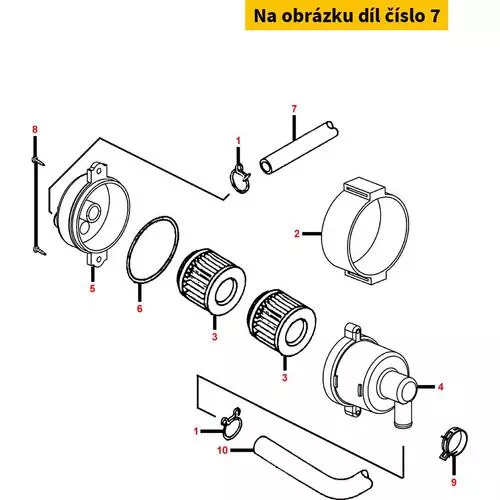 Schlauch f. Luftfilter MA4773