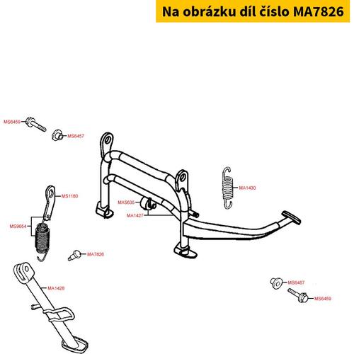 Schraube f. Seitenständer MA7826