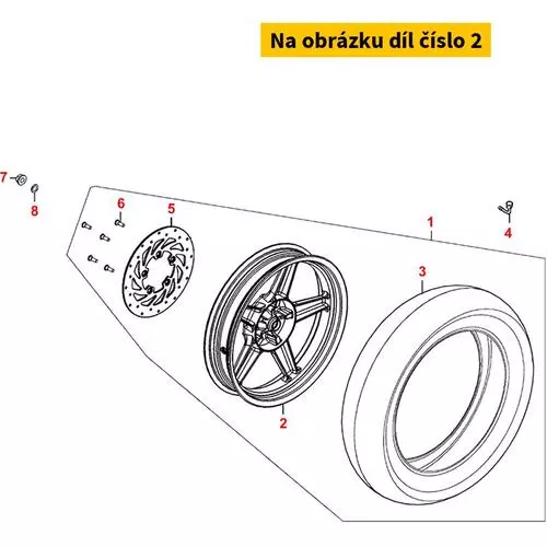 Felge hi. MB0164