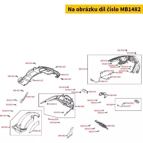 Spritzschutzgummi MB1482