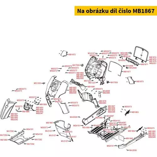 Radkasten vorne MB1867