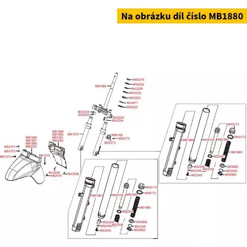 Gabelfeder MB1880