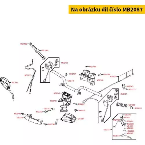 Feder f. Feststellhebel MB2087