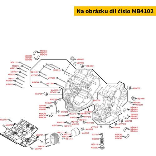 Öldruck-Ventil = MB4623 MB4102