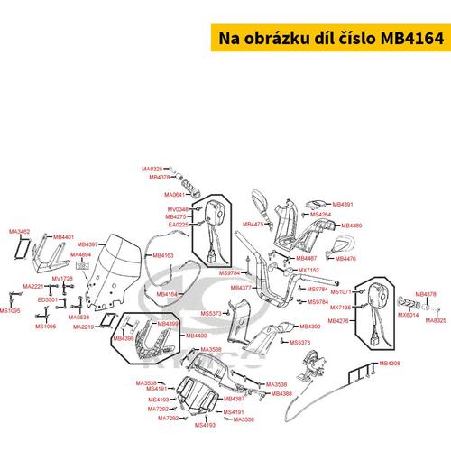 Gaszug (schliesser Seil) MB4164