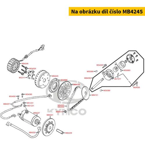 Rotor (Schwungrad) MB4245