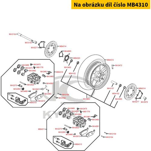 Reifen Maxxis 120/70-R15 56S MB4310