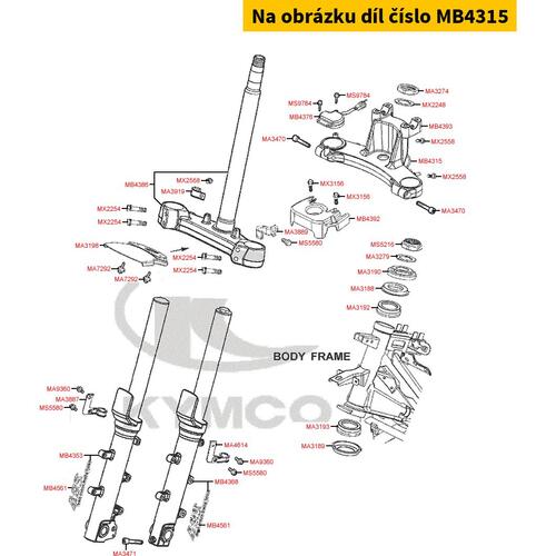 Halter f. Bremsschlauch MB4315