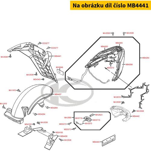 Kotflügel hinten MB4441