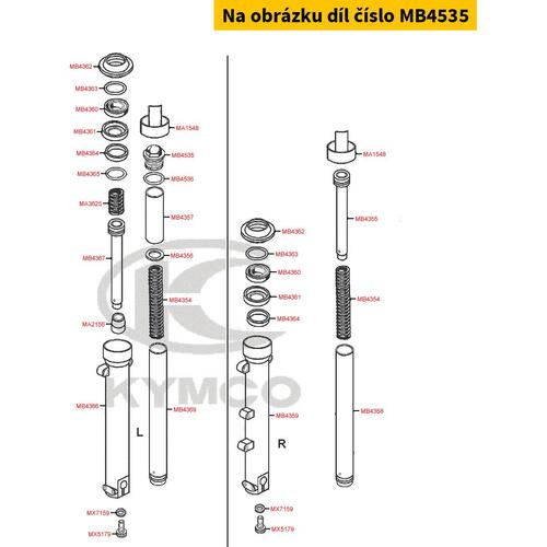 Verschlußschraube Gabel oben MB4535