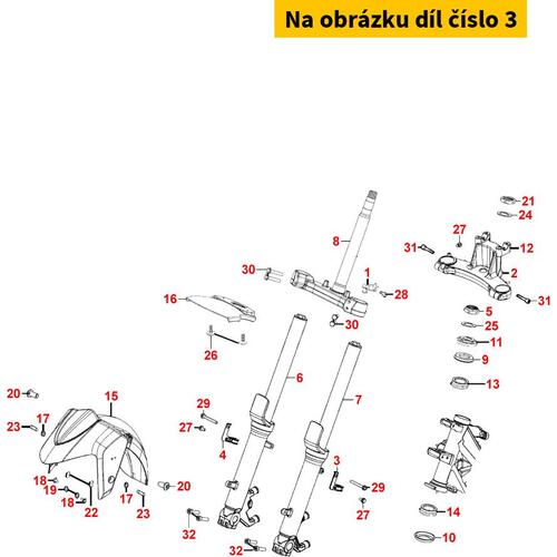 Halter f. Bremsschlauch vo. li. MB6654