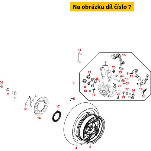 Bremsklötze (Satz = 2 Stück) MB6685