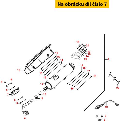 Auspuffblende Auspuffkrümmer MB6736