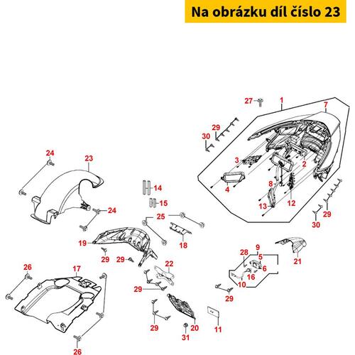 Radabdeckung hi. MB6763