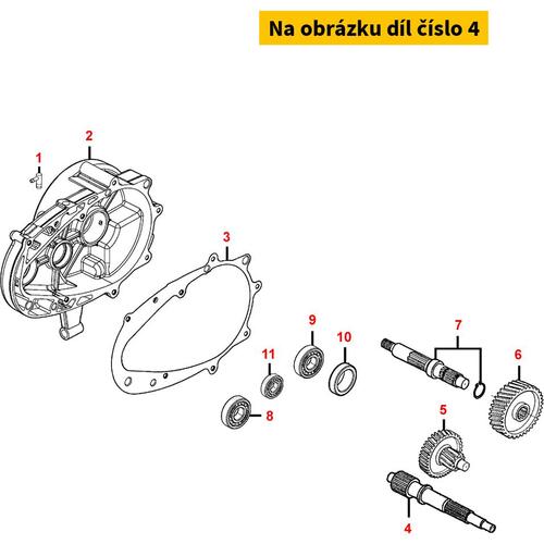 Getriebeeingangswelle MB7249