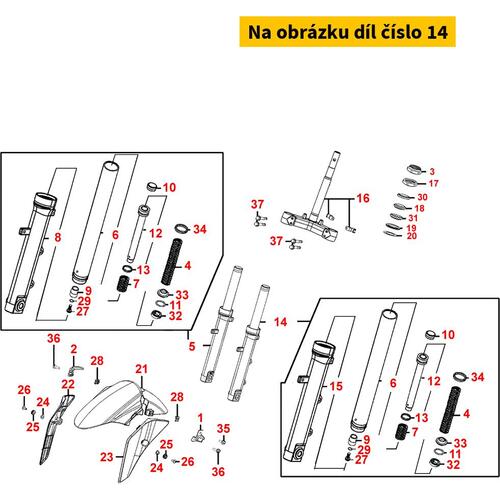 Gabelholm kpl. li. MB7313