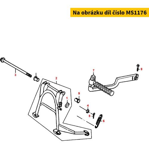 Seitenständer MS1176