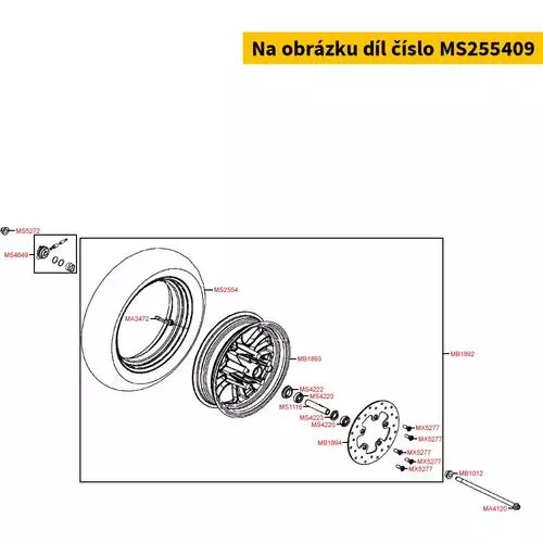 Reifen Cheng Shin 120/70-12 56J = MS4654 MS255409