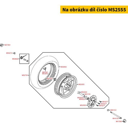 Bremsscheibe vo. Wave- Ø200mm MS2555