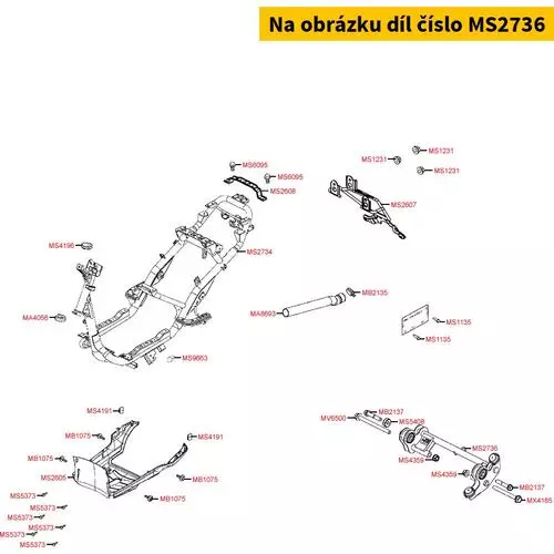 Motorhalter MS2736