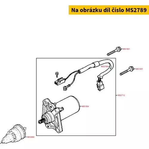 Kabel f. Anlasser MS2789