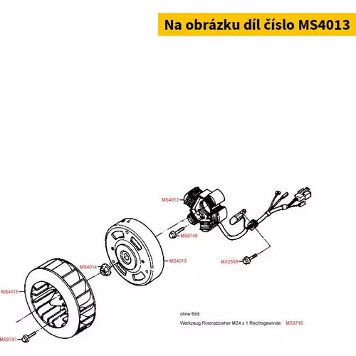 Rotor (Schwungrad) MS4013