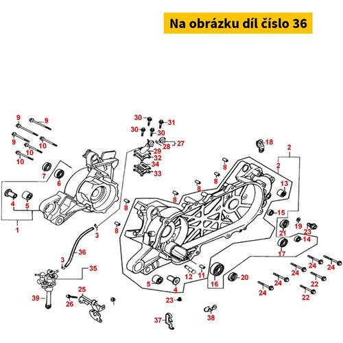 Ölschlauch Ölpumpe zum Vergaser MS5113