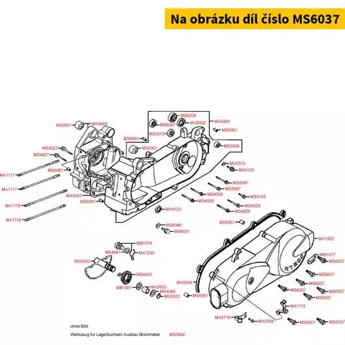 Schraube G06x040 SK08/B13/M = MV0290 MS6037