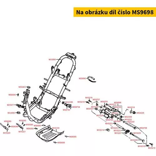 Motorhalter MS9698