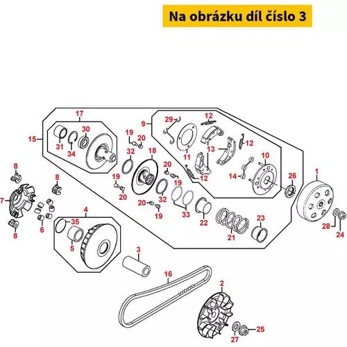 Variomatikhülse 27x63 o.Bund, Ø innen 19 MV1065