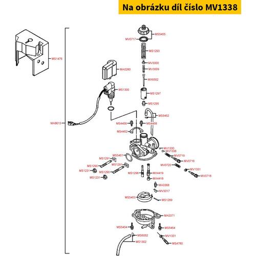 U-Scheibe f. Co-Schraube MV1338