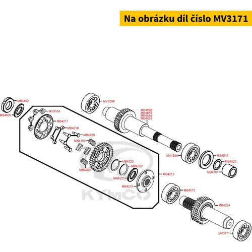 Kugellager 20x42x012  6004 MV3171