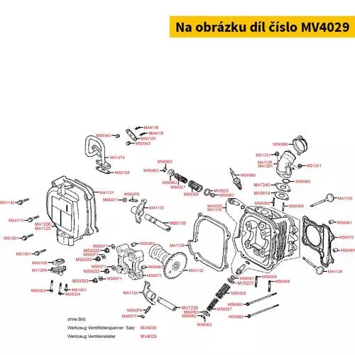 Werkzeug Ventileinsteller MV4029