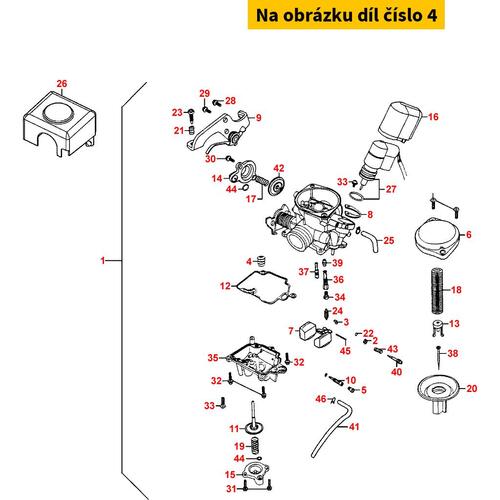 Faltenbalg f. Beschleunigerpumpe MX0315