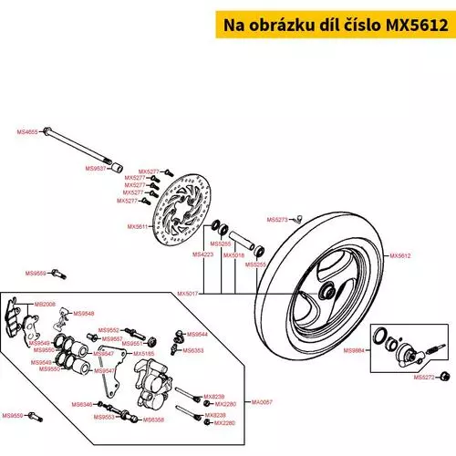 Reifen Maxxis 120/70-12 Feinpr. 58P = MX561209 MX5612