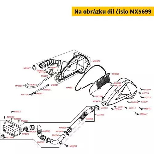 Hülse f. Ansaugbox MX5699