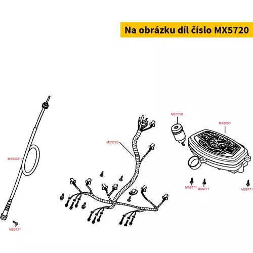 Kabelbaum f. Tachometer MX5720