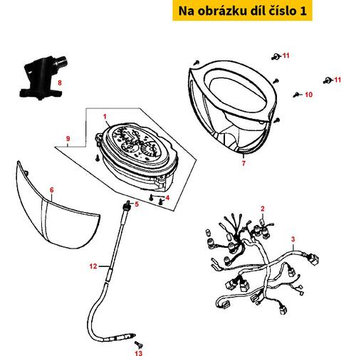 Tachometerglas MX6158