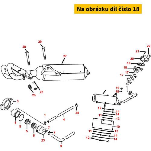 Gehäuse f. Sekundärluft-Membrane E2 MX6322