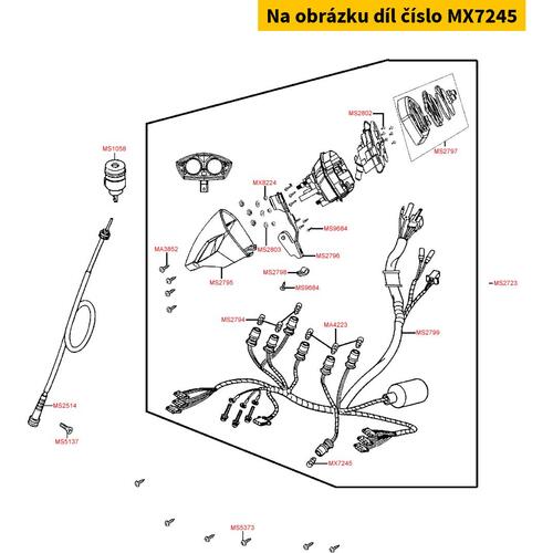 Glühbirne Glass.12V 1,4W / W2x4,6d MX7245